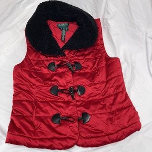 Lauren Ralph Lauren Red Vest